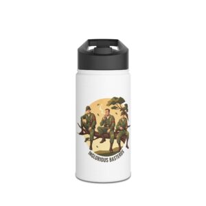 3 Inglorious Basters - sitting on a tree: Stainless Steeel water bottle